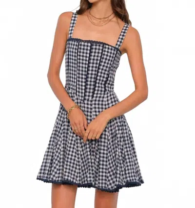 Heartloom May Dress In Navy In Blue