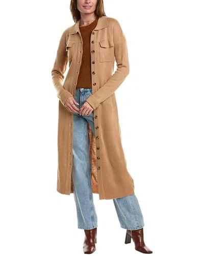 Heartloom Melina Wool-blend Cardigan In Brown