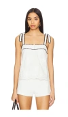 Heartloom Miena Top In Eggshell