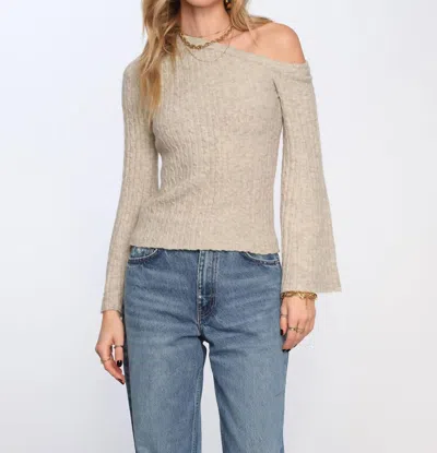 Heartloom Miya Sweater In Oat In Brown