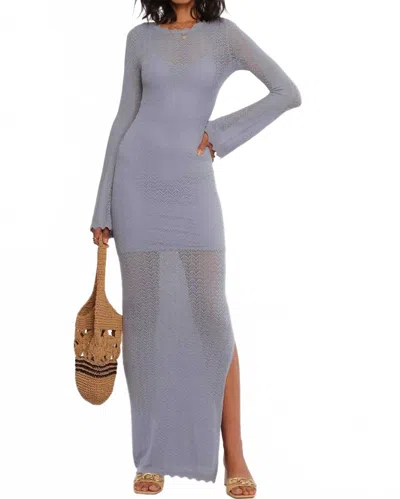 Heartloom Monroe Maxi Dress In Dusty In Blue
