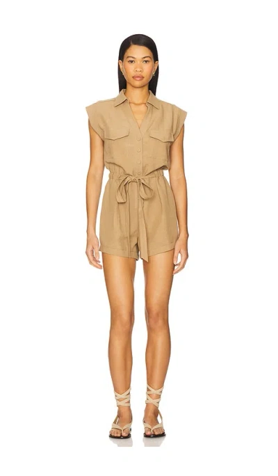 Heartloom Morgana Romper In Neutral