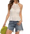 Heartloom Morrisey Halter Top In Eggshell In White
