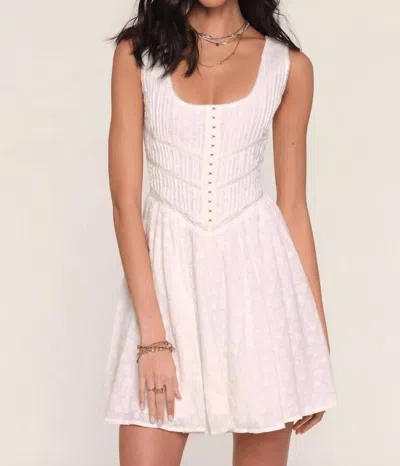 Heartloom Nathalie Dress In Pink In White