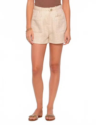 Heartloom Nikka Short In Ivory In Neutral