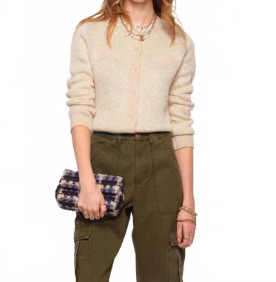 Heartloom Nouvelle Button Down Cardigan In Champagne In Neutral