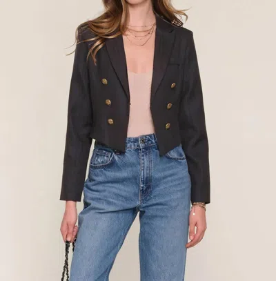 Heartloom Ophelia Blazer In Charcoal In Black