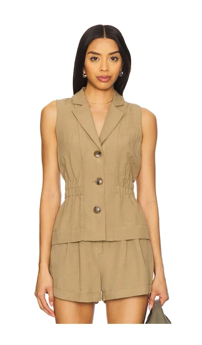 Heartloom Otto Vest In Neutral