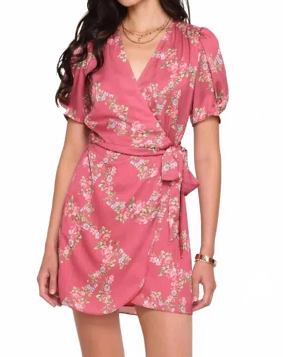 Heartloom Pamela Mini Dress In Meadow In Pink