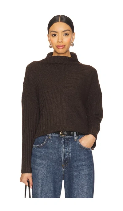 Heartloom Pauline Sweater In 浓咖啡色