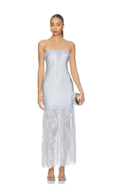 Heartloom Peche Dress In Blue