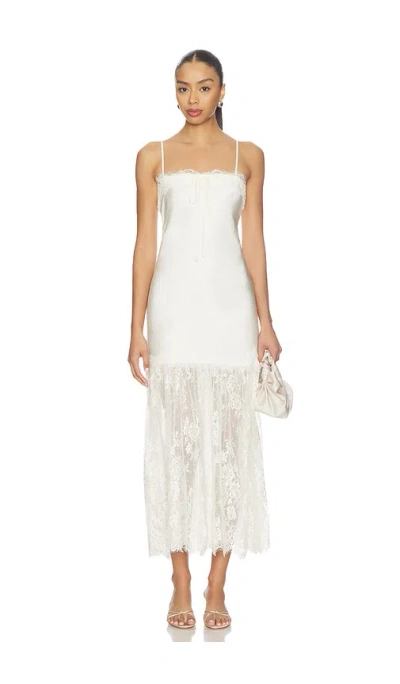 Heartloom Peche Dress In White