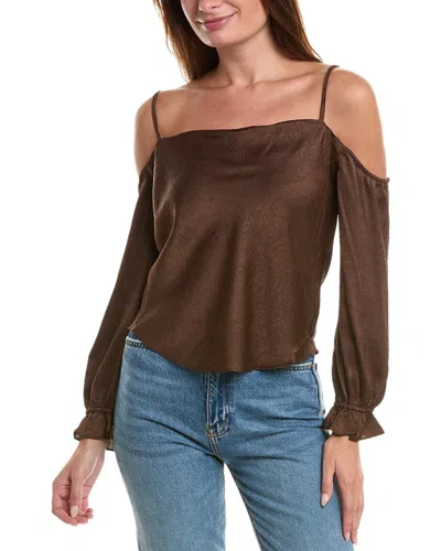 Heartloom Petunia Top In Brown