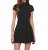 Heartloom Polina Mini Dress In Black In Black