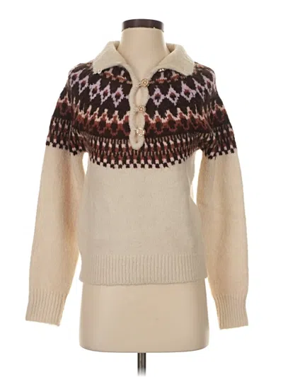 Pre-owned Heartloom Pullover Sweater In Brown