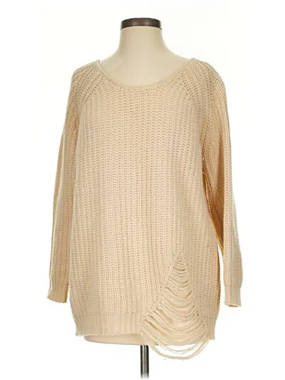 Pre-owned Heartloom Pullover Sweater In Brown