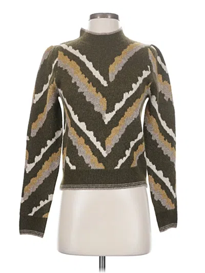 Pre-owned Heartloom Pullover Sweater In Green