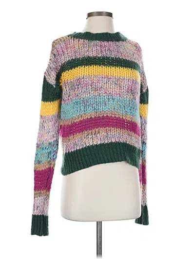 Pre-owned Heartloom Pullover Sweater In Green