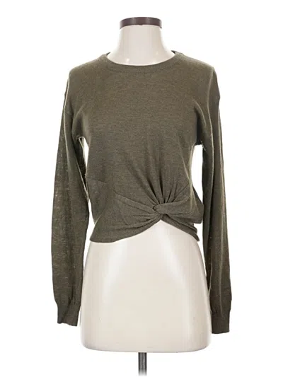 Pre-owned Heartloom Pullover Sweater In Green