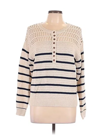 Pre-owned Heartloom Pullover Sweater In Ivory