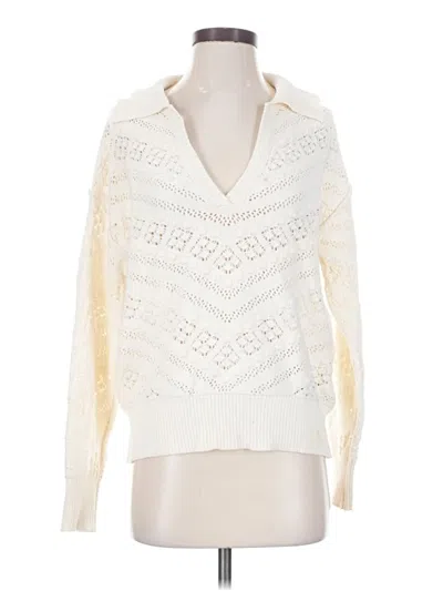 Pre-owned Heartloom Pullover Sweater In Ivory