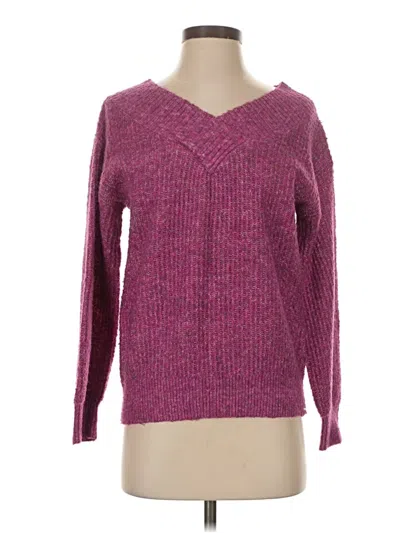 Pre-owned Heartloom Pullover Sweater In Purple