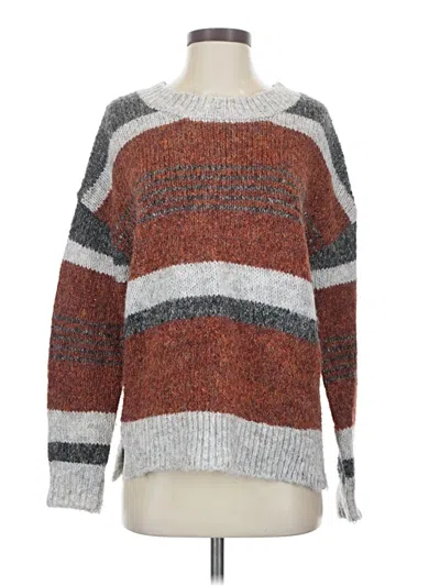 Pre-owned Heartloom Pullover Sweater In Silver