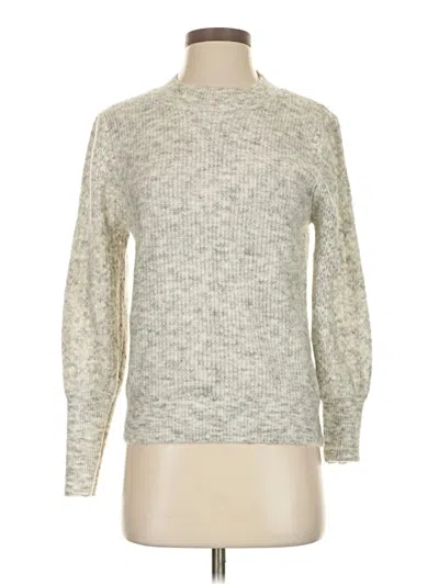 Pre-owned Heartloom Pullover Sweater In Silver