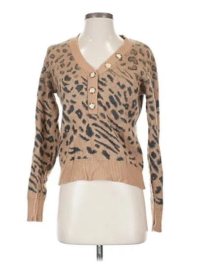 Pre-owned Heartloom Pullover Sweater In Tan