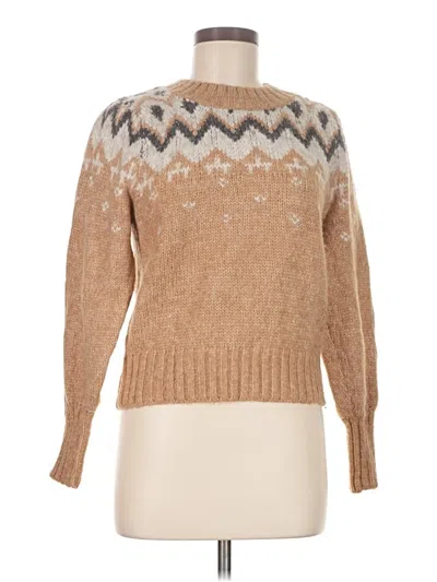 Pre-owned Heartloom Pullover Sweater In Tan