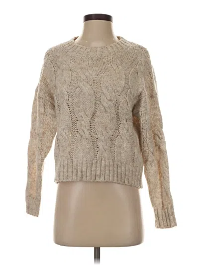 Pre-owned Heartloom Pullover Sweater In Tan