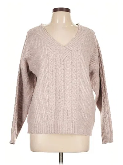 Pre-owned Heartloom Pullover Sweater In Tan