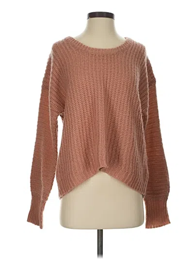 Pre-owned Heartloom Pullover Sweater In Tan