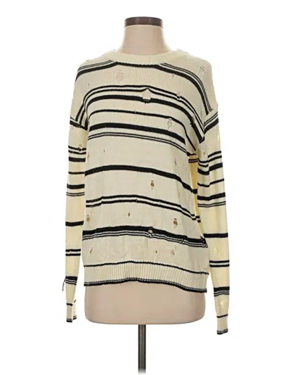 Pre-owned Heartloom Pullover Sweater In White