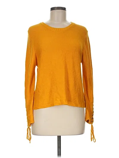 Pre-owned Heartloom Pullover Sweater In Yellow