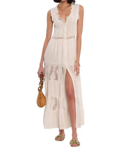 Heartloom Raine Midi Dress In Eggshell In White