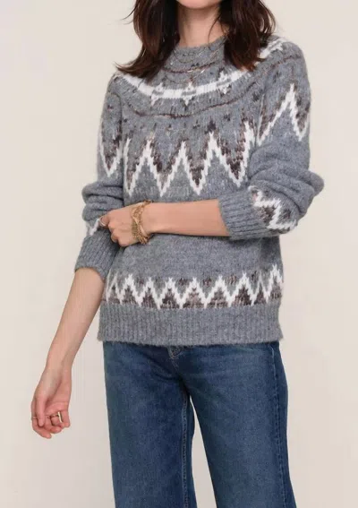 Heartloom Rea Sweater In Grey In Multi