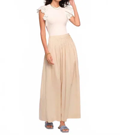 Heartloom Renee Maxi Skirt In Natural In White