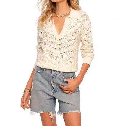 Heartloom Renzo Sweater In White In Neutral