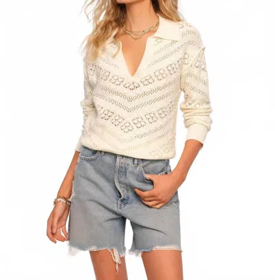 Heartloom Renzo Sweater Top In Beige In White