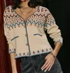 Heartloom Rima Cardigan In Oat In Brown