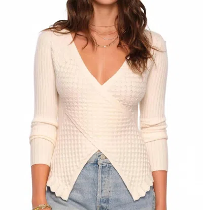 Heartloom Robbie Knit Top In Ivory In Neutral
