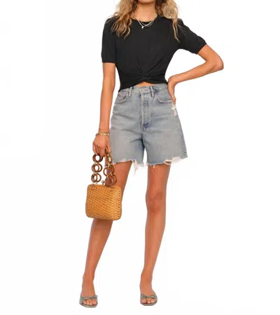 Heartloom Robinson Short Sleeve Top In Black