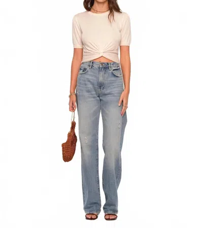 Heartloom Robinson Short Sleeve Top In Ecru In Multi