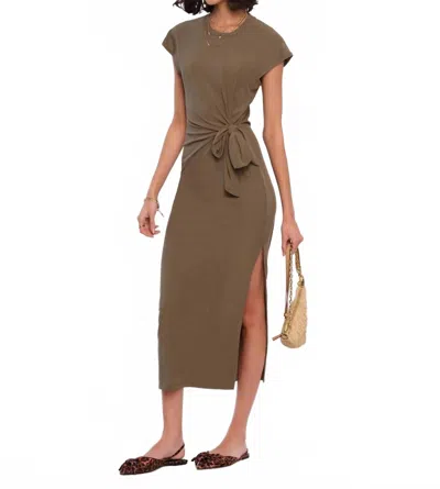 Heartloom Rodeo Midi Dress In Olive In Brown
