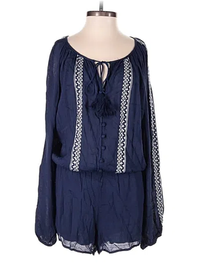 Pre-owned Heartloom Romper In Blue