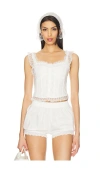Heartloom Ronnie Top In Eggshell