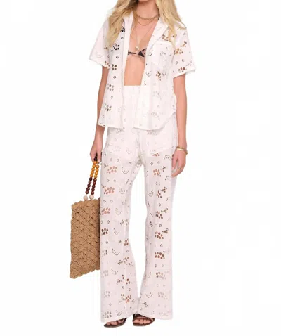 Heartloom Rosie Cotton Eyelet Set In Eggshell In White