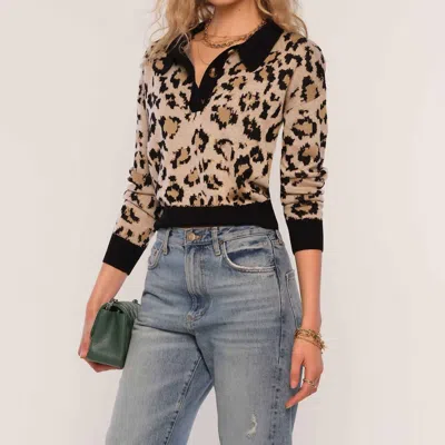 Heartloom Rowan Polo In Leopard In Multi