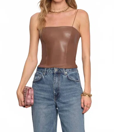 Heartloom Roxanne Cami Top In Cafe In Brown